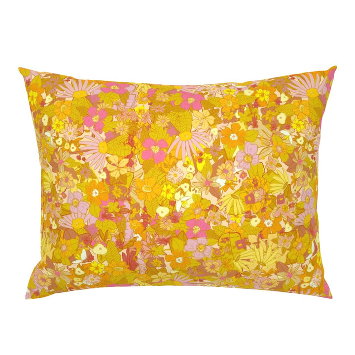 Sunflower and Marigold Shams