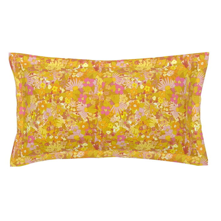 Sunflower and Marigold Shams