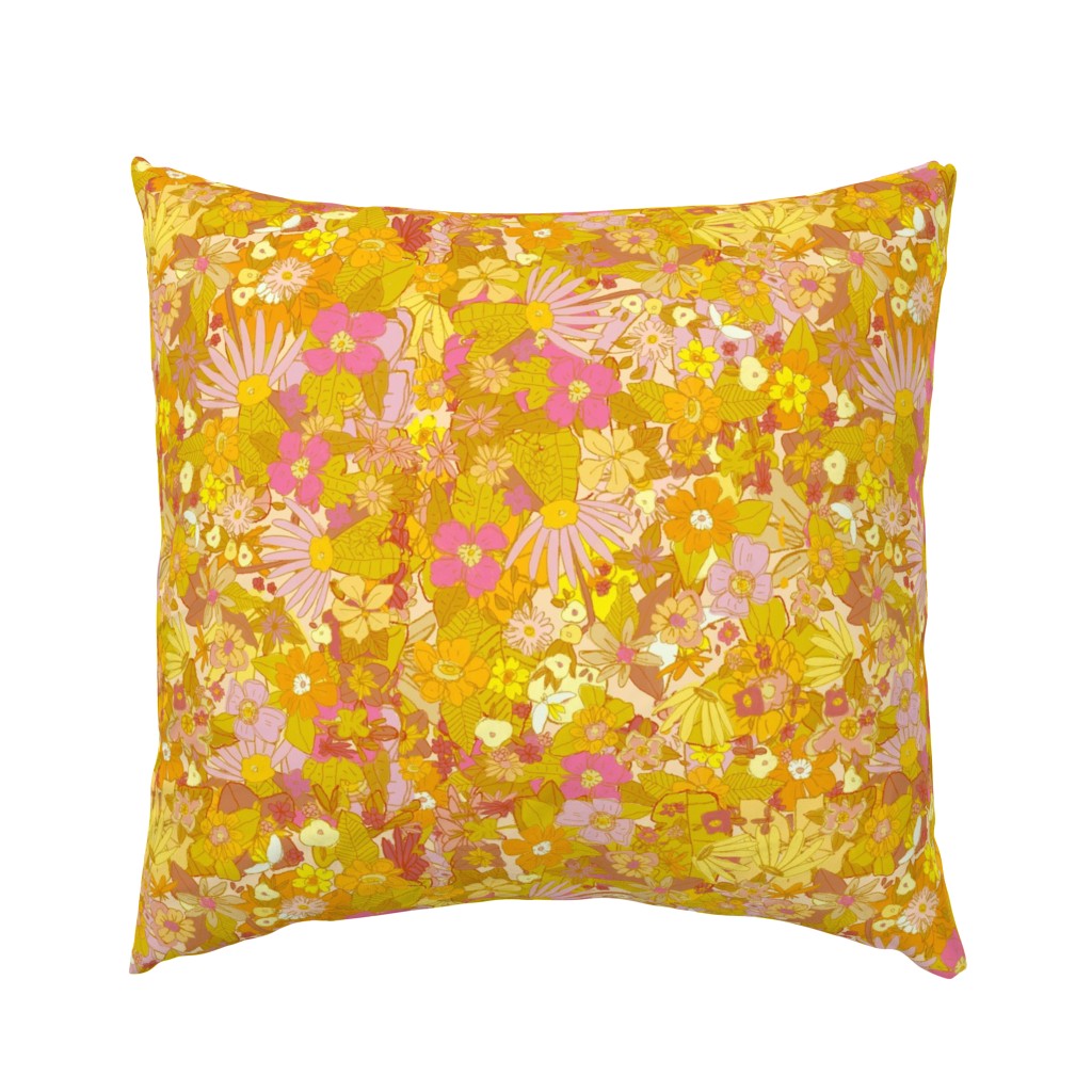 Sunflower and Marigold Shams