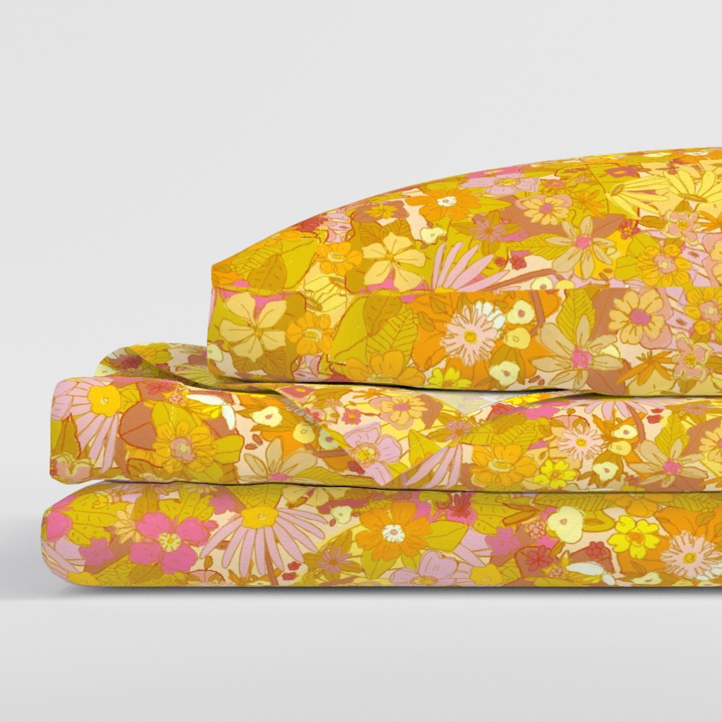 Sunflower and Marigold Sheets