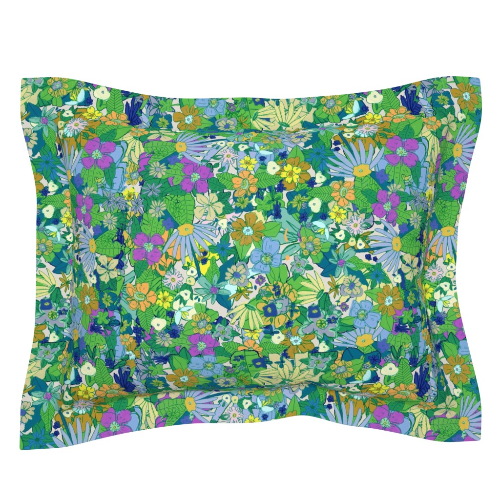 Emerald and Marigold Shams