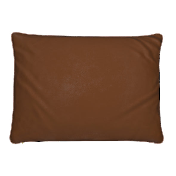 Chestnut Glow Velvet Pillow