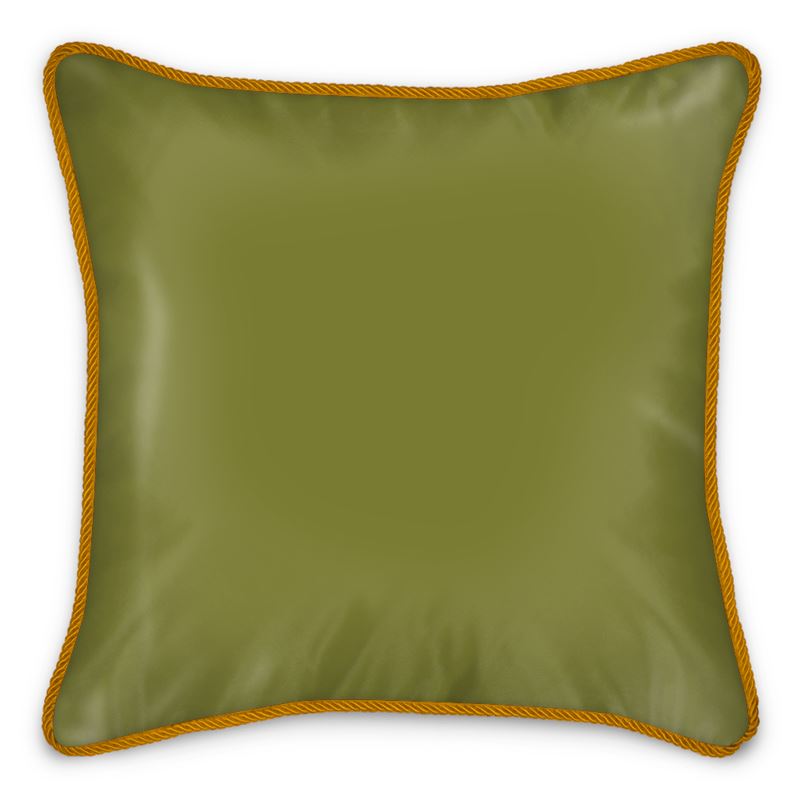Desert Emerald Silk Pillow