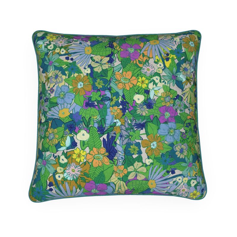 Emerald & Marigold Pillow