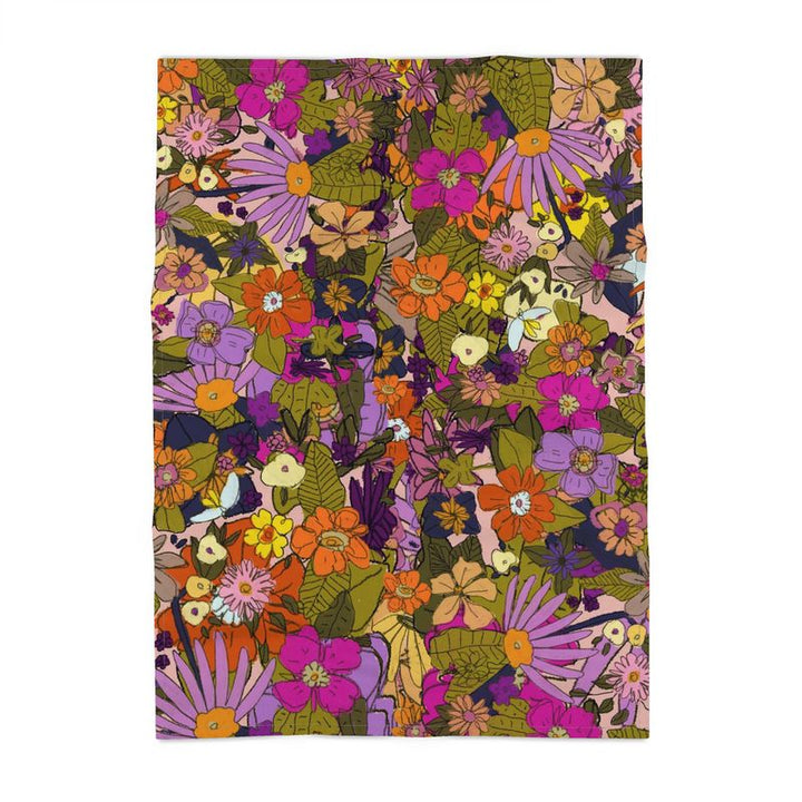 Rose & Marigold Tea Towel