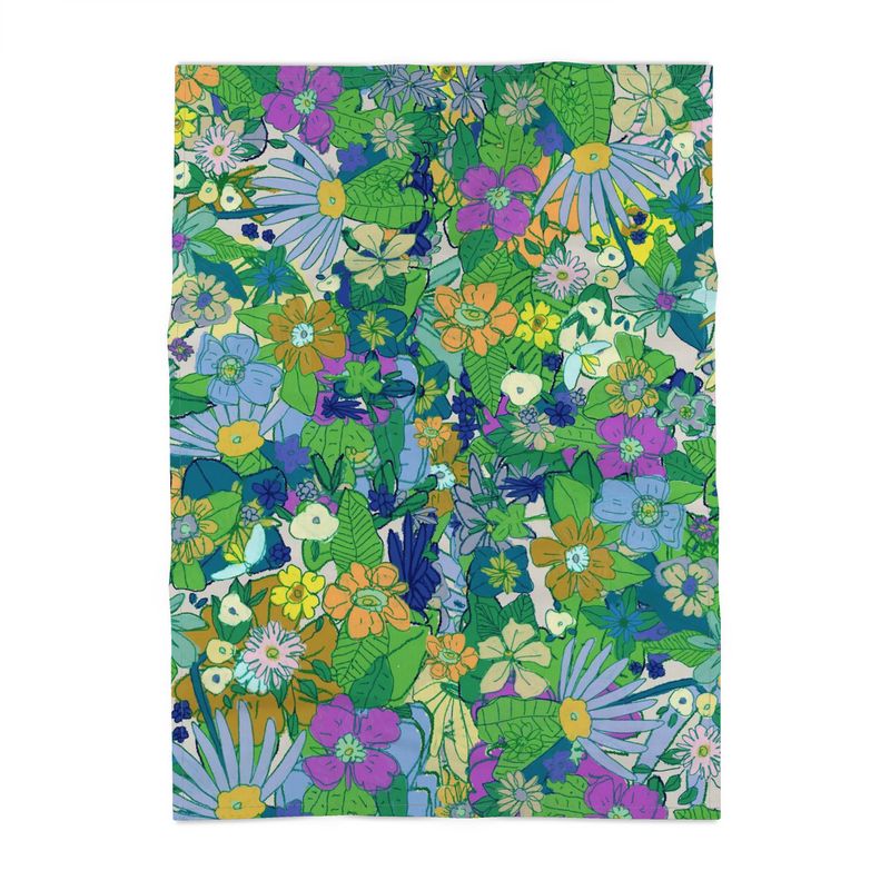 Emerald and Marigold Tea Towel
