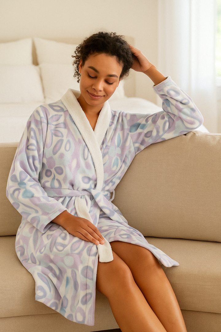 Lilac Garden Robe
