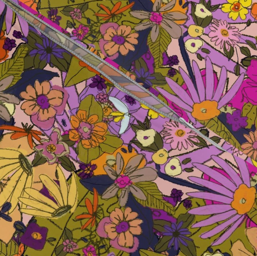 Rose and Marigold Duvet Cover