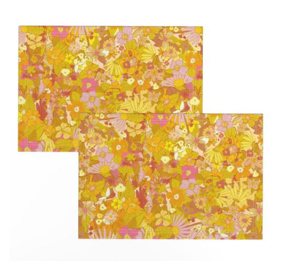 Sunflower and Marigold Placemats