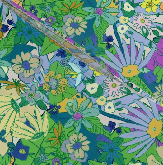 Emerald and Marigold Duvet Cover