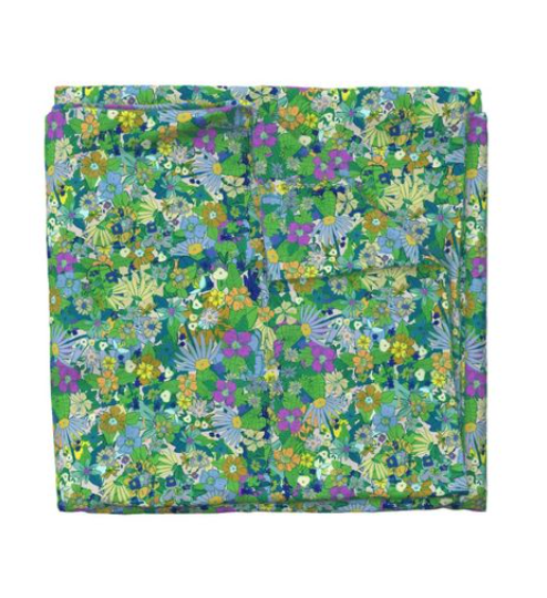 Emerald and Marigold Duvet Cover