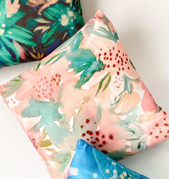 Peach Lily Pillow