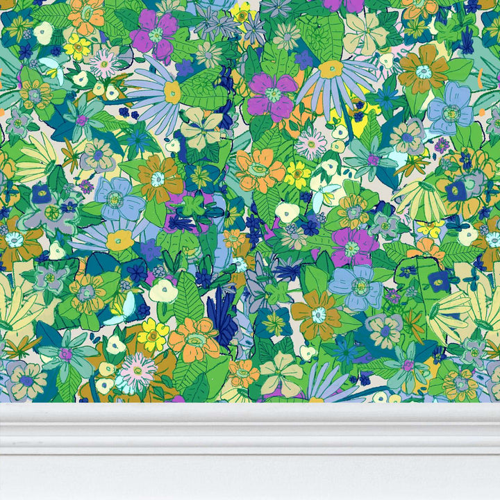 Emerald & Marigold Wallpaper