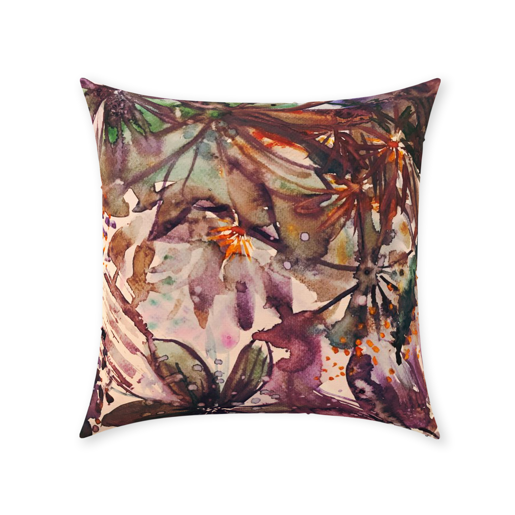 Fuchsia Lily Pillow