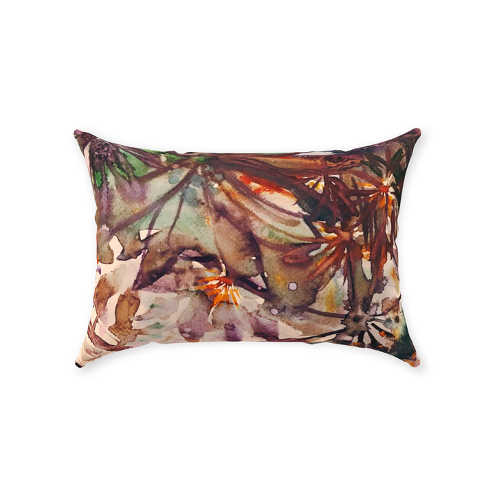 Fuchsia Lily Pillow