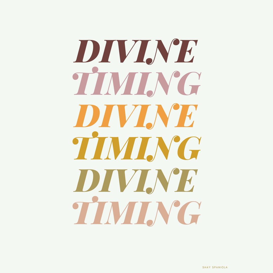 Divine Timing Art Print